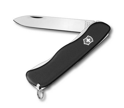 Victorinox Offiziersmesser Sentinel feststellbar, schwarz