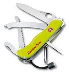 Victorinox RescueTool One Hand feststellbar, gelb nachleuchtend mit Nylon-Etui