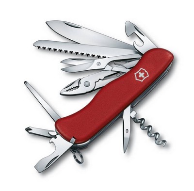 Victorinox Offiziersmesser Hercules, feststellbar, rot