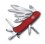 Victorinox Offiziersmesser Hercules, feststellbar, rot