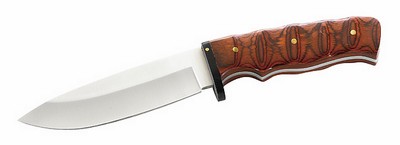 Gürtel-Messer aus Pakkaholz 13 cm Gürtel-Messer aus Pakkaholz 13 cm
