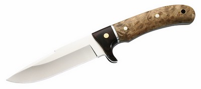 Gürtel-Messer mit Wurzelholzschalen Gürtel-Messer mit Wurzelholzschalen
