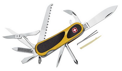 Wenger Schweizer Messer EvoGrip 18 Yellow