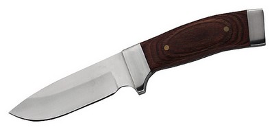 Gürtel-Messer aus Pakkaholz 10 cm Gürtel-Messer aus Pakkaholz 10 cm