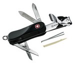 Wenger Schweizer Messer Manik�re Nail Clip mit Soft Touch Sch�nheitsaccessoire mit Schweizerkreuz ST.580.814