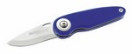 Martiini-Messer mit Gummiheft in blau