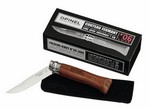 Opinel Messer rostfrei mit Virobloc Bubinga-Holz in der Gr��e No. 6