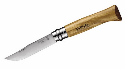 Opinel Messer Classic No. 8 Olive in rostfrei mit Virobloc
