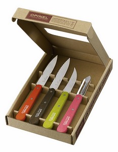 Opinel K�chenmesserset enth�lt No. 112, 113, 114, 115 (INOX) in farbig
