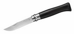 Opinel Messer Classic No. 8 mit Griff aus elegantem Ebenholz + No. 2 extra Opinel Messer Classic No. 8 mit Griff aus elegantem Ebenholz + No. 2 extra