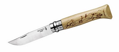 Opinel Messer Collection Animalia No. 8 Motiv Steinbock und Murmeltier Opinel Messer Collection Animalia No. 8 Motiv Steinbock und Murmeltier