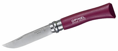 Opinel Messer Classic No. 7 violett in rostfrei mit Virobloc