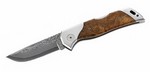 Puma-Tec Messer mit Wurzelholz und Damast-Klinge Puma-Tec Messer mit Wurzelholz und Damast-Klinge