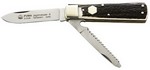 Puma Jagd-Taschenmesser mit S�ge und Back-Lock und Hirschhorn-Griffschalen