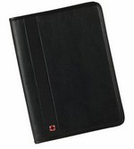 Wenger Schreibmappe Modell Tusco Leder-/Nylon-Kombination Kartenf�cher Stiftehalter Schreiblock
