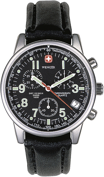 Wenger Armbanduhr Commando Swiss Watch Chronograph
