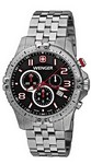 Wenger Uhr Squadron, Chronograph, Edelstahlarmband WEEE-Reg.-Nr. DE67518601