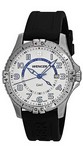 Wenger Uhr Squadron, schwarzes Silikonarmband WEEE-Reg.-Nr. DE67518601