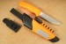 Morakniv BushCraft Survival neon orange mit Feuerstarter und Diamantschrfer Mora Messer
