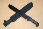 B�ker Magnum Messer Lange Machete in schwarz mit Nylonh�lle