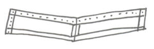 Tortuga Jurtendoppelfensterplane 323 x 51 cm