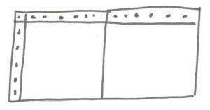 Tortuga Jurten Doppelzeltbahn 165 x 320 cm