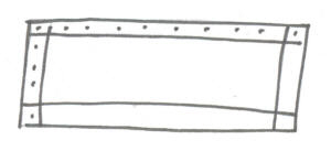 Tortuga Jurtenfensterplane mit T�ll mit Fensterklappe 165 x 51 cm