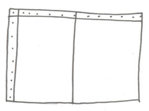 Tortuga Super-Doppelzeltbahn XL 323 x 209 cm