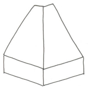 Tortuga Kohte S 45/59, Speziall-Kohtenblatt mit 45 cm Erdstreifen