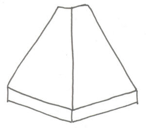 Tortuga Kohte S 20/53 RV, Spezial-Kohtenblatt mit 20 cm Erdstreifen mit Rei�verschlu�