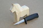 Dalah�st 13 cm und Mora of Sweden Schnitzmesser 606