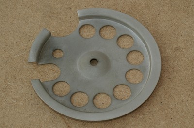 Zentrierboden Messing matt vernickelt (Bundeswehr) (HK350/500)