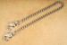 Taschenmesserkette Gliederkette extrem stabil mit schweren Karabinerhaken, 50 cm lang