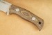 Muela Messer Tuareg Brown