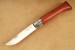 Opinel Taschenmesser No. 8 rostfrei Padouk-Holz