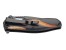 Herbertz Einhandmesser mit orange-schwarzen Aluminium-Griffschalen