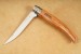 Opinel Taschenmesser Slim Line rostfrei Olivenholz Holzbox + Etui