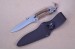 G�rtel-Messer aus Ganzmetall und Lederumwicklung
