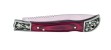 Herbertz Taschenmesser Stahl AISI 420 Back Lock verzierte Edelstahlbacken rote Pakkaholz-Griffschalen