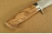 Brusletto Messer Villjenta mit Griff aus Olivenholz
