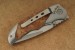 Herbertz Einhandmesser AISI 420 Wurzelholz-Schalen