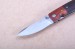 Einhandmesser mit Tagayasan und Cocobolo Holzgriffschalen und G�rtelclip