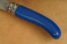 Verdier L&#39;ALPAGE Kindermesser 7,1 cm Edelstahl Buchenholz blau