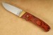 G�rtelmesser aus Pakkaholz und Messingbeschlag