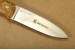 Brusletto Messer Rondane Full-Tang T/300 mit Griff aus gelter Maserbirke