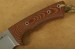 Mulea Messer Gavilan Micarta braun