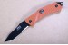 EKA Klappmesser Swede 9 orange mit Clip inklusive Tool zum sch�rfen und Feuer starten