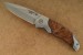 Herbertz Einhandmesser AISI 420 Wurzelholz-Schalen