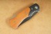 Herbertz-Taschenmesser Keramik-Klinge R�ckenverriegelung Holz-Griffschalen Kunststoffbacken im Carbon-Look