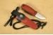 Morakniv Eldris Red Neck Knife Kit feststehendes Taschenmesser Edelstahl Sandvik 12C27